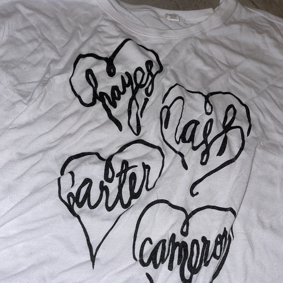 Adorable white t shirt with print - Picture 2 of 5